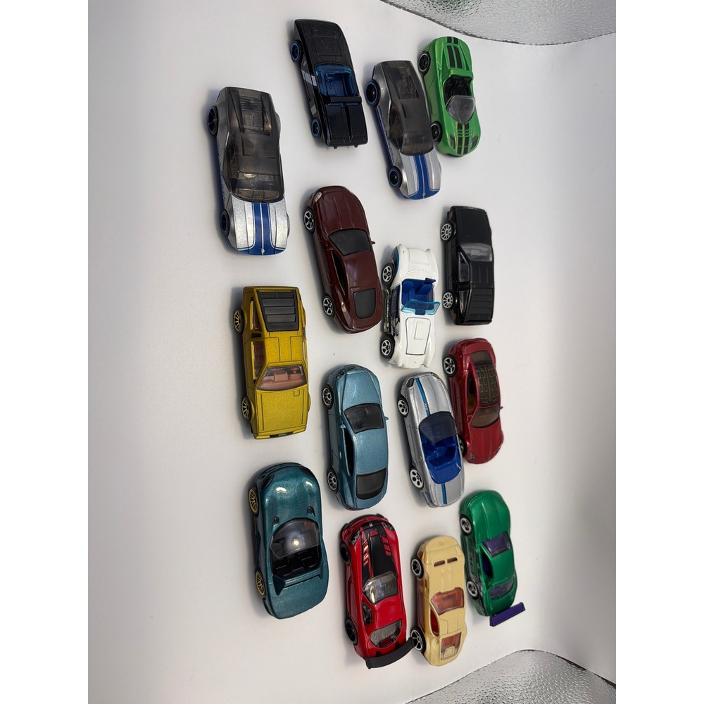 Hot Wheels & Matchbox Diecast Car Lot 14pc DeLorean Jaguar Bentley Sports Cars